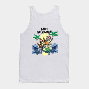 Mele Kalikimaka Haka Dance Maori Christmas Hawaii Xmas Gift Tank Top